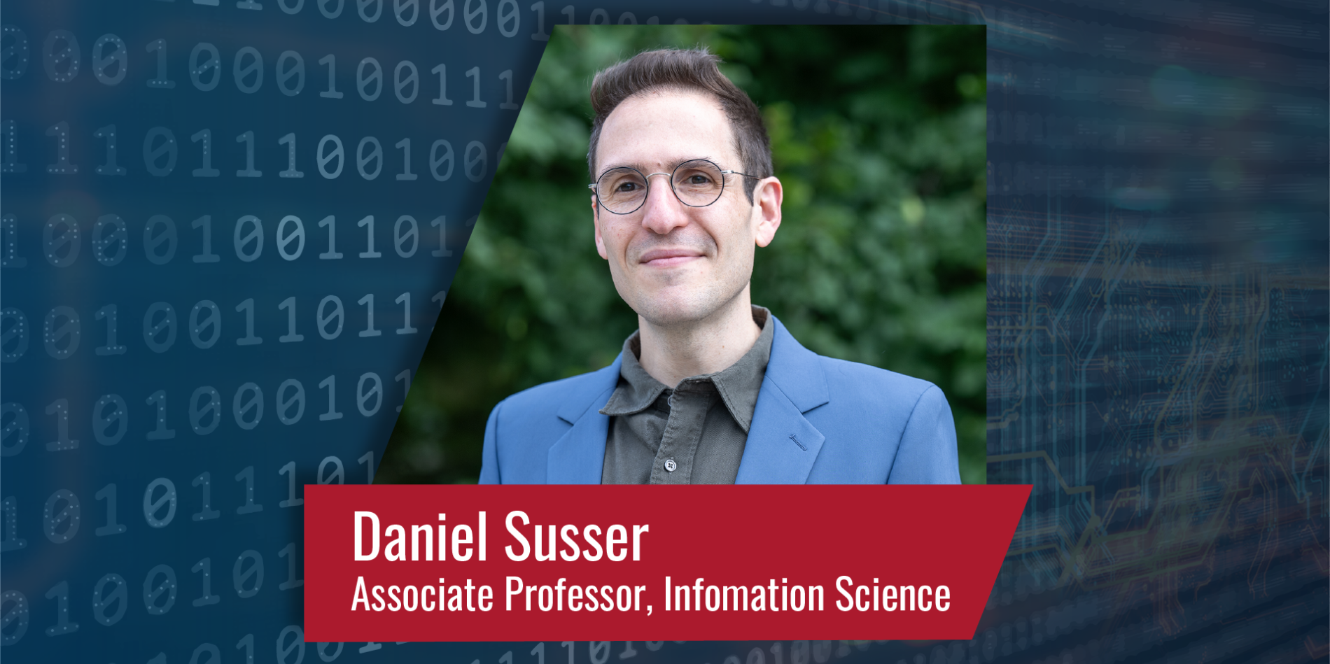 Meet the new Faculty: Daniel Susser