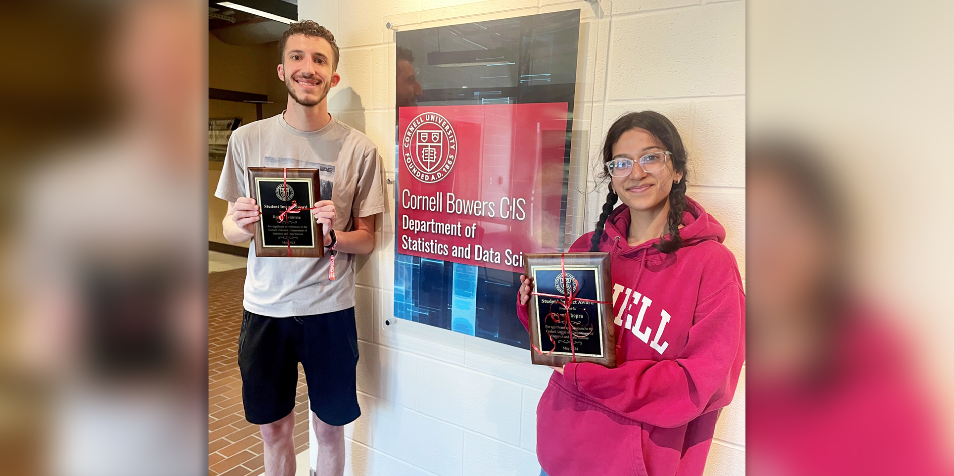 Chopra, Feldstein each receive SDS Student Impact Award