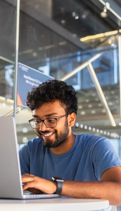 Vipin Gunda '25 uses AI to redefine wearable tech